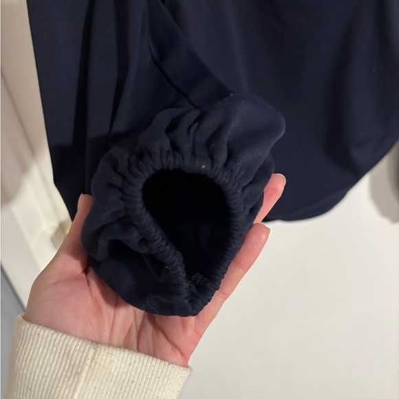 Grace Karin Navy Wrap Blouse - Picture 3 of 5